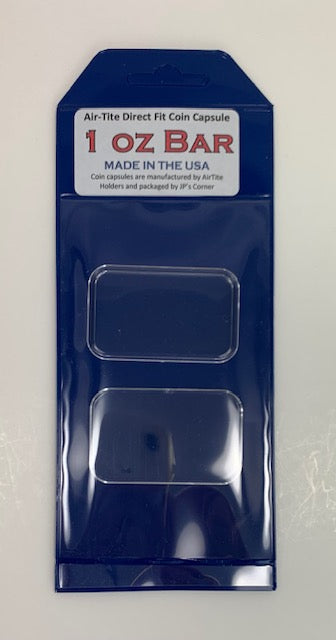 how to get air out of card sleeves Air-Tite Direct Fit Coin Capsule 1 oz Bar in JP's Retail Packaging