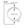 Direct Fit Air-Tite X1.75 Challenge Coin Token Measurement Guide