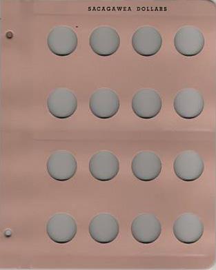 Dansco Album - Blank Page Sacagawea Dollars