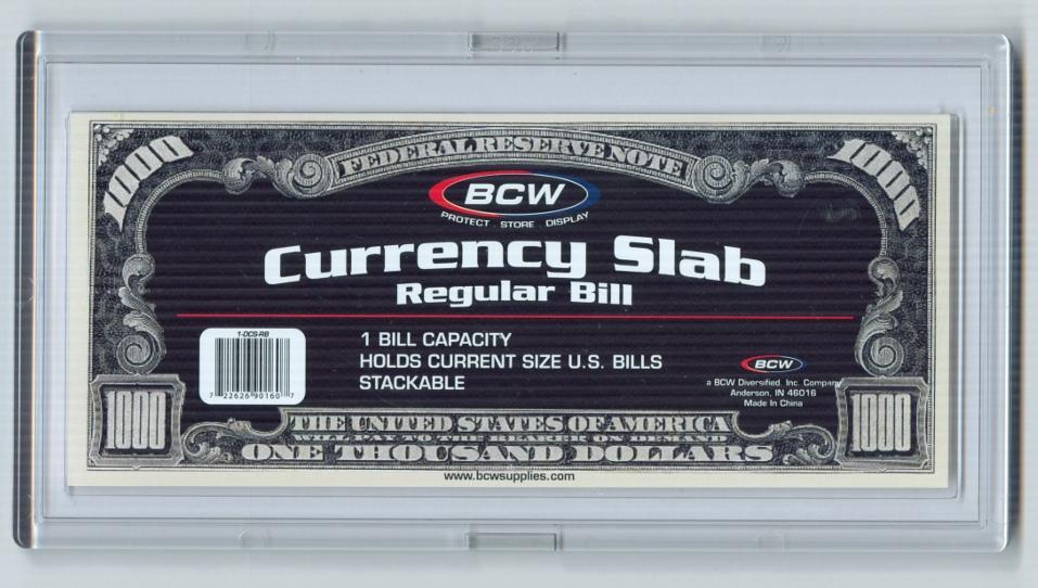 BCW Modern Currency Slab