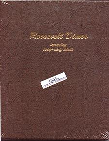 Dansco Album of Roosevelt Dimes, Including Proofs and Silver, 1946 to