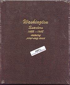 Dansco Album #8140 for Washington Quarters: 1932-1998 w/proofs