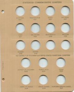 Dansco Blank Page for Album #7146 pg 3