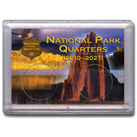 HE Harris Frosty Case: National Park Quarters Mountain 2 Holes - 24mm - CLOSEOUT