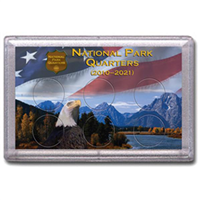 HE Harris Frosty Case: National Park Quarters Canyon/Eagle 6 Holes - 24mm - CLOSEOUT