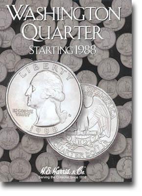 Harris Folder: Washington Quarters #4 1988-1998
