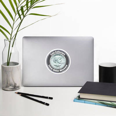 Coin Collectors Love Older Women Sticker