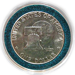 Model I Air Tite Coin Holders with Green Rings 39mm