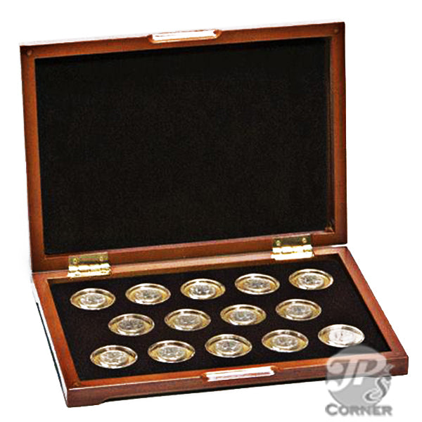 PC-5 Wood Coin Presentation Case - JP's Corner PC-5 Wood Coin Presentation Case - JP's Corner