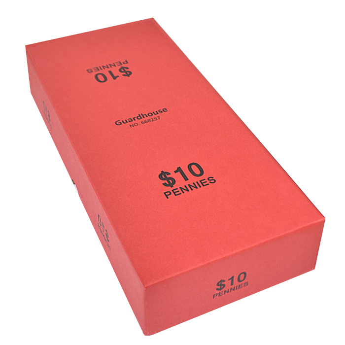 Red Box for bank rolled Cents